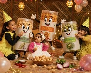 Children enjoying Aroshya makhana